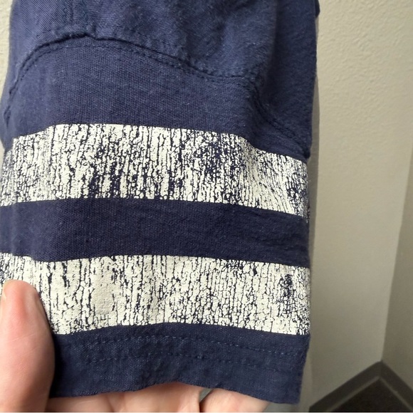 Dallas Cowboys Legends V-Neck Tee Navy Gray Vintage Style L NFL - Picture 5 of 11